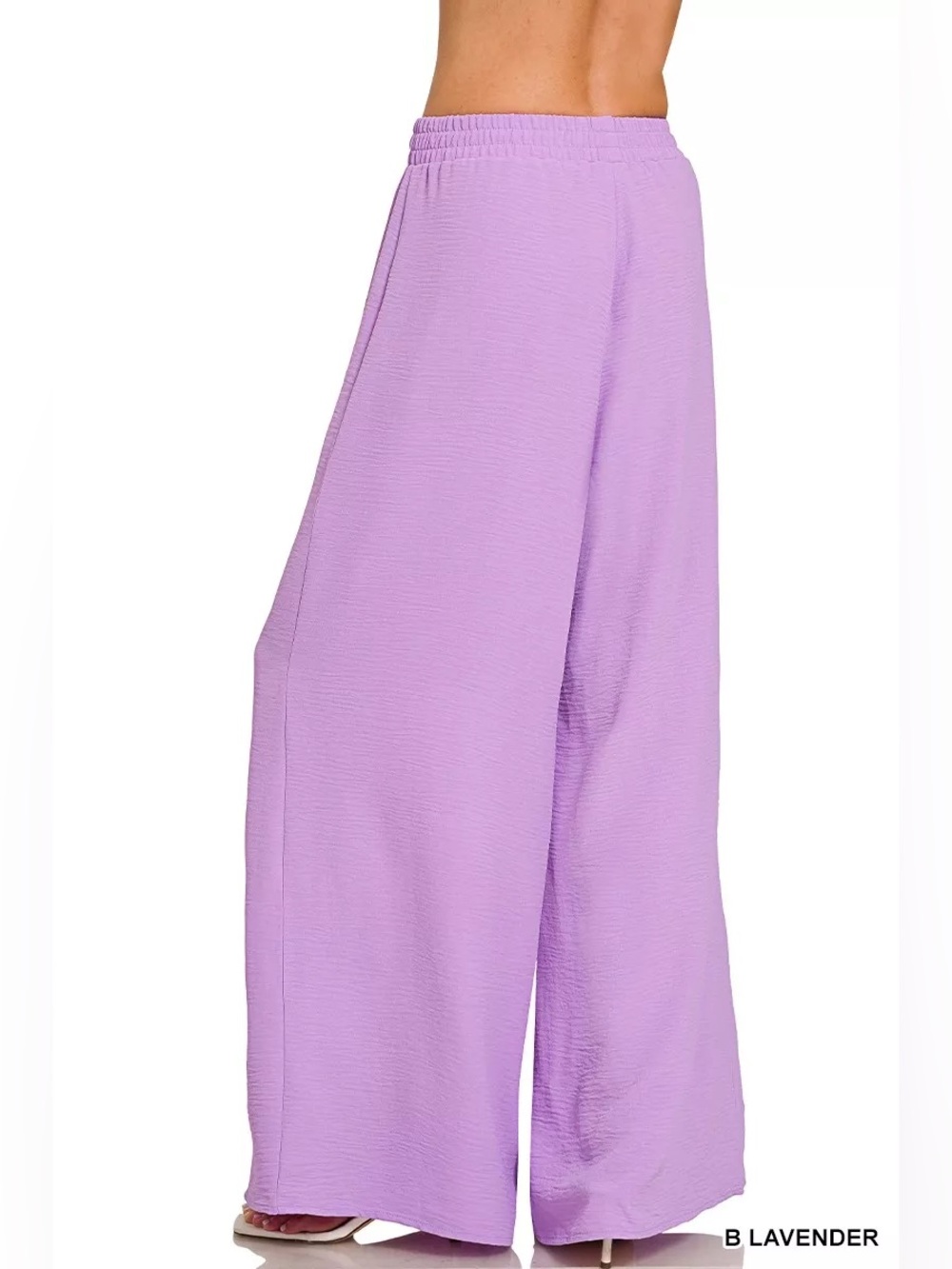 Zenana Woven Airflow Twisted Top & Wide Leg Pants Set - Picture 13 of 16